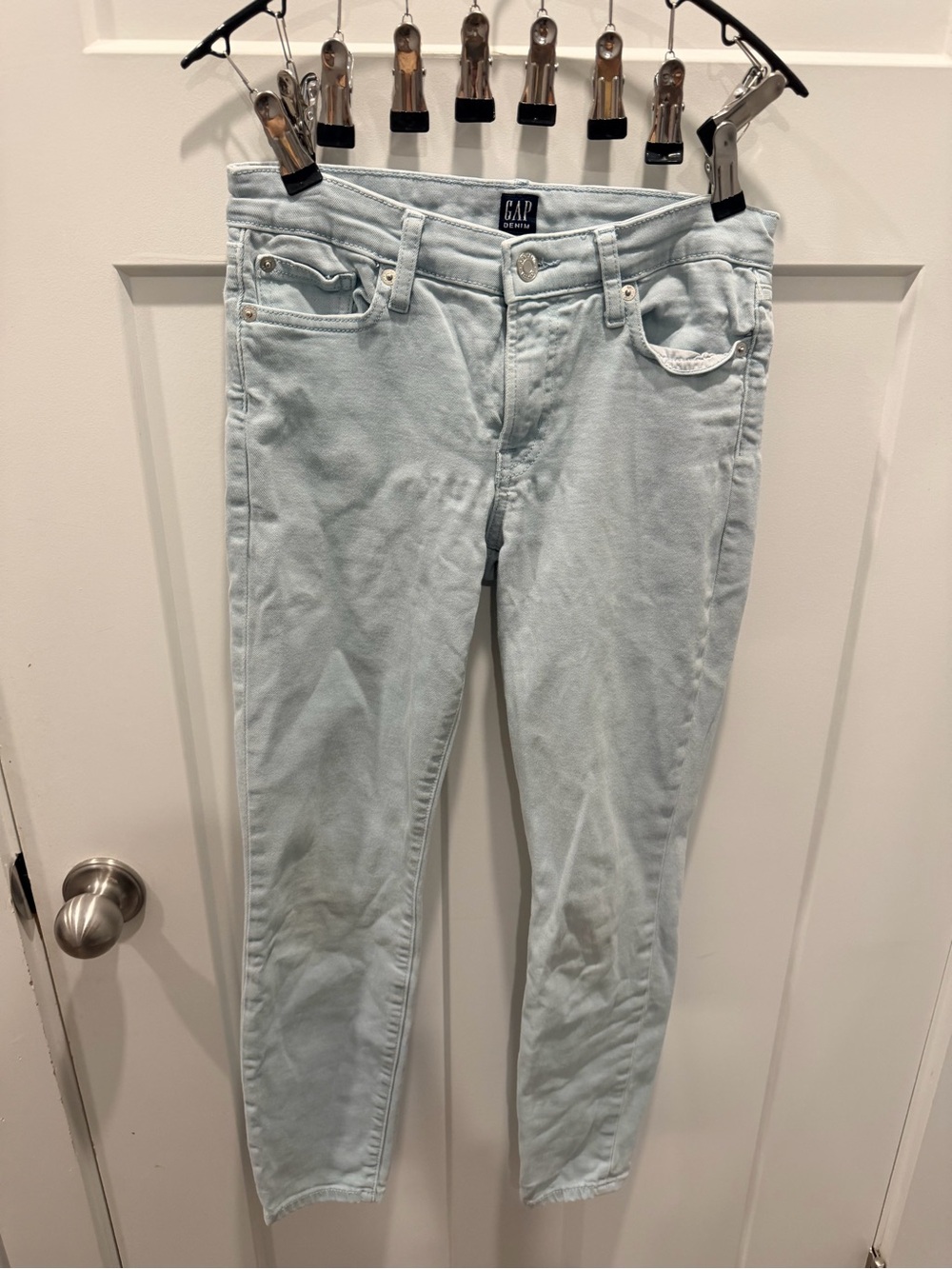 GAP Denim Legging Jeans 25 Regular Light Blue Skinny Stretch